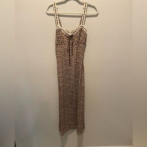 Leopard Print Maxi Dress